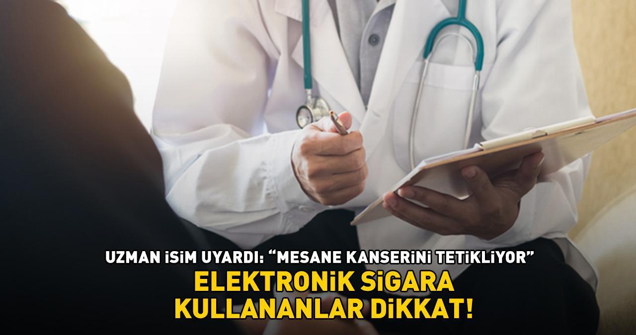 ELEKTRONİK SİGARA KULLANANLAR DİKKAT! Zararları saymakla bitmiyor! Uzman isim uyardı: 'Mesane kanserini tetikliyor!'