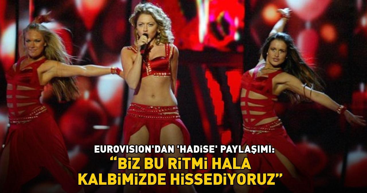 EUROVISION'DAN HADİSE PAYLAŞIMI: 'Biz bu ritmi hala kalbimizde hissediyoruz!'