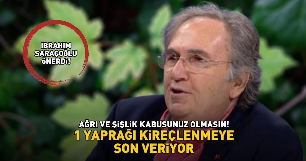 Ağrı ve şişlik kabusunuz  olmasın! İbrahim Saraçoğlu üstüne basa basa önerdi! 1 yaprağı eklem kireçlenmesine son veriyor