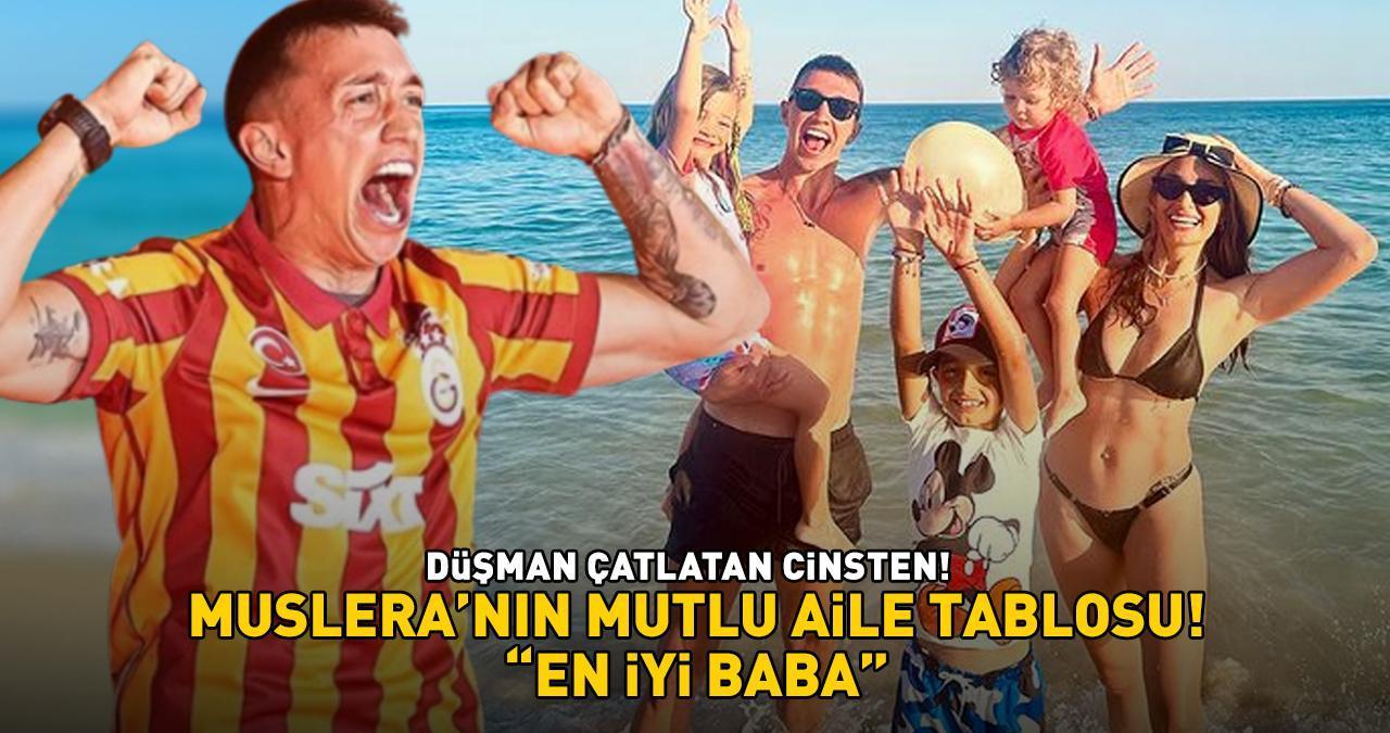 Galatasaray'ın yıldızı Muslera'nın mutlu aile tablosu! 'EN İYİ BABA'