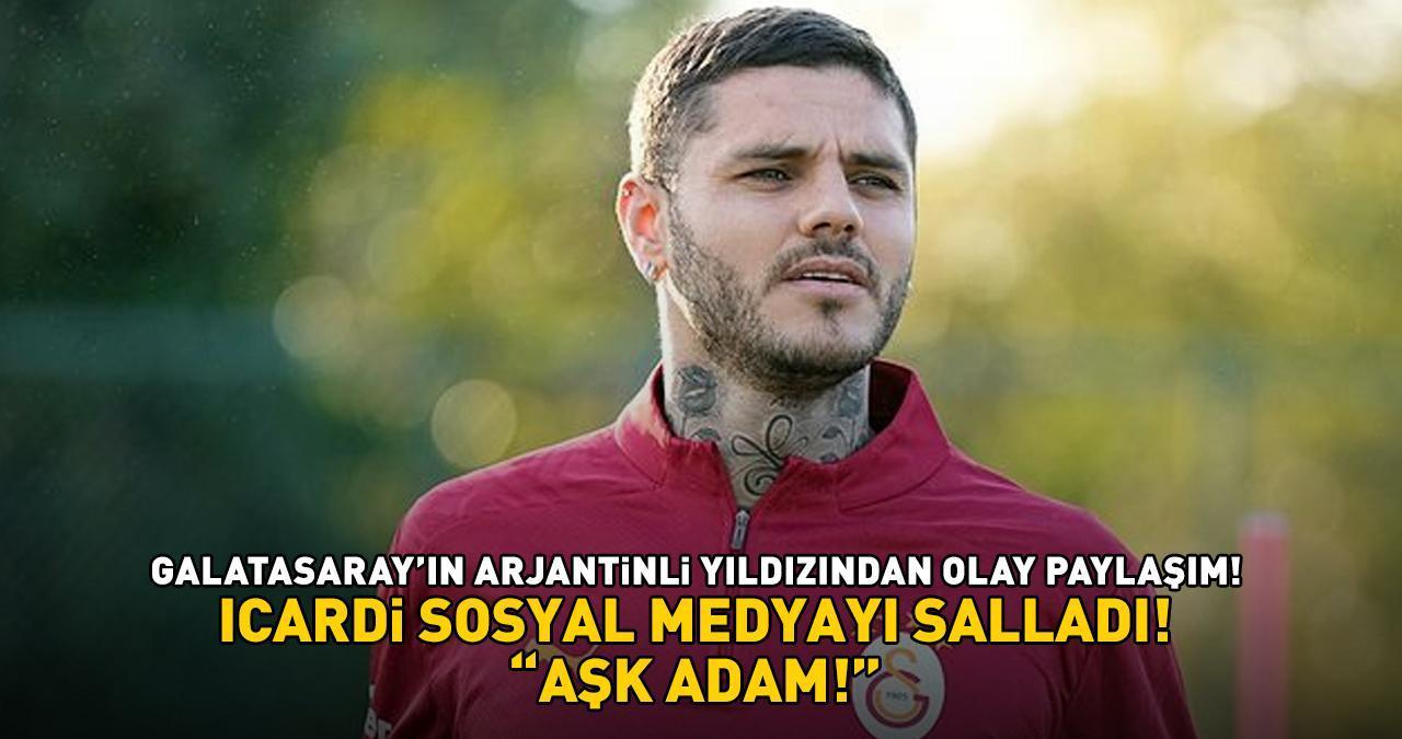 FENERBAHÇE - GALATASARAY MAÇI ÖNCESİ ÇARPICI PAYLAŞIM! Wanda Nara ile barışan Icardi sosyal medyayı salladı: 'Aşk adam!'