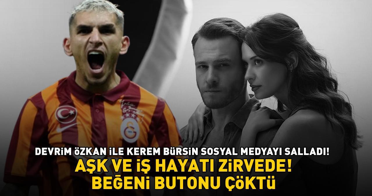 Galatasaray'ın yıldızı Lucas Torreira'nın sevgilisi Devrim Özkan ile Kerem Bürsin'in pozları olay oldu