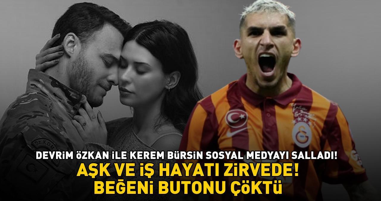 Galatasaray'ın yıldızı Lucas Torreira'nın sevgilisi Devrim Özkan ve Kerem Bürsin sosyal medyayı salladı