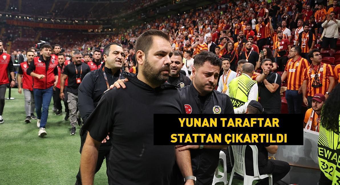 PAOK taraftarı, polisle dışarı çıkartıldı