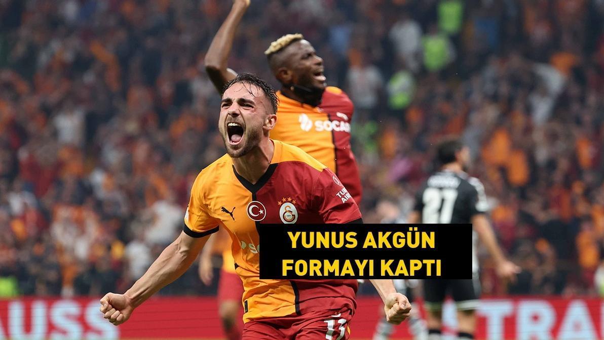 Galatasaray’ın parlayan yıldızı Yunus Akgün…