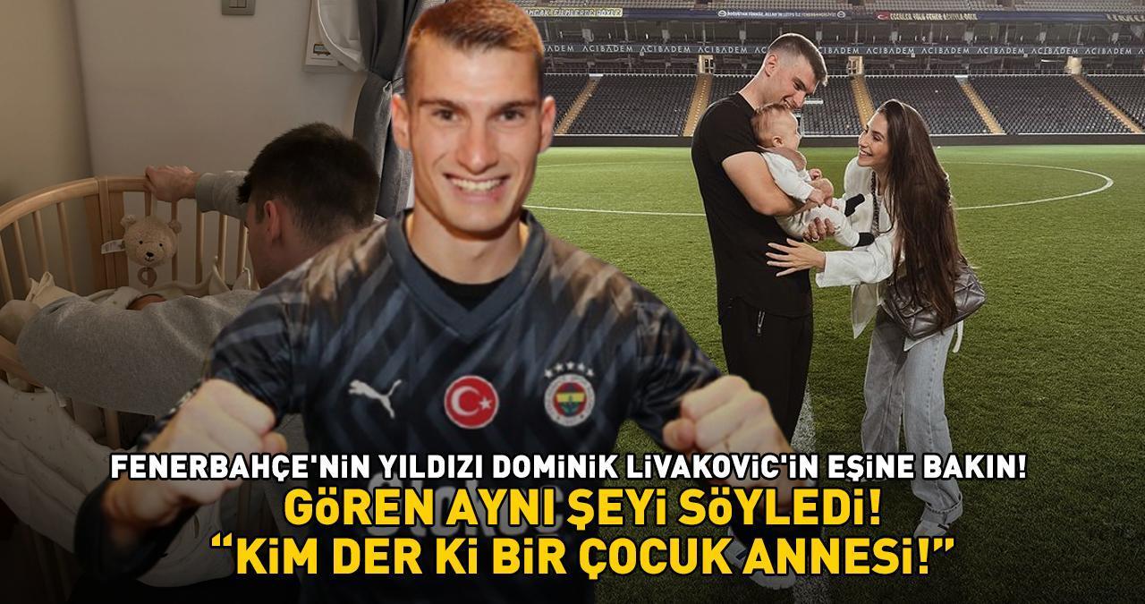 FENERBAHÇE - UNİON SAİNT-GİLLOİSE MAÇI ÖNCESİ GÜNDEM OLDU! Dominik Livakovic'in eşine bakın! 'Kim der ki bir çocuk annesi!'