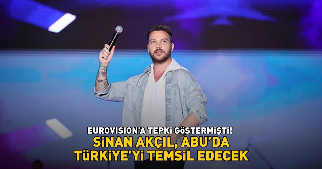 Sinan Akçıl, Eurovision'un bir benzeri olan ABU'da Türkiye'yi temsil edecek! 'FARK ATIYOR!'