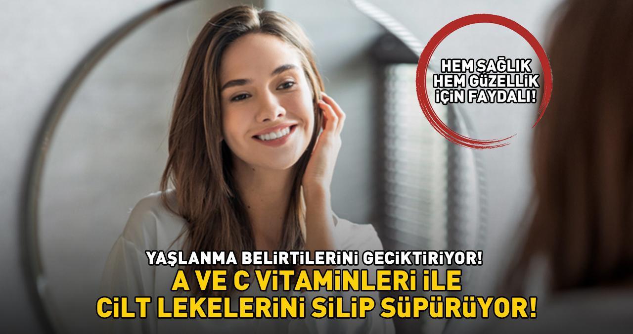 HEM SAĞLIK HEM GÜZELLİK İÇİN FAYDALI! Yaşlanma belirtilerini geciktiriyor, A ve C vitaminleri ile cilt lekelerini silip süpürüyor