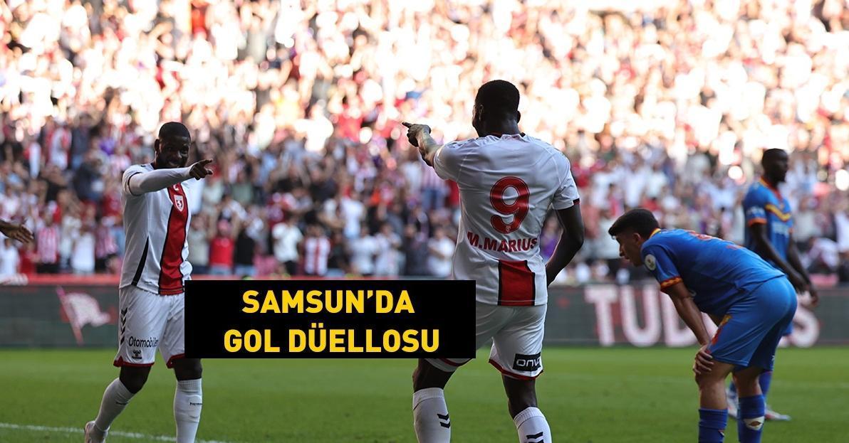 Samsun’da müthiş maç! Samsunspor, Göztepe’yi geçti