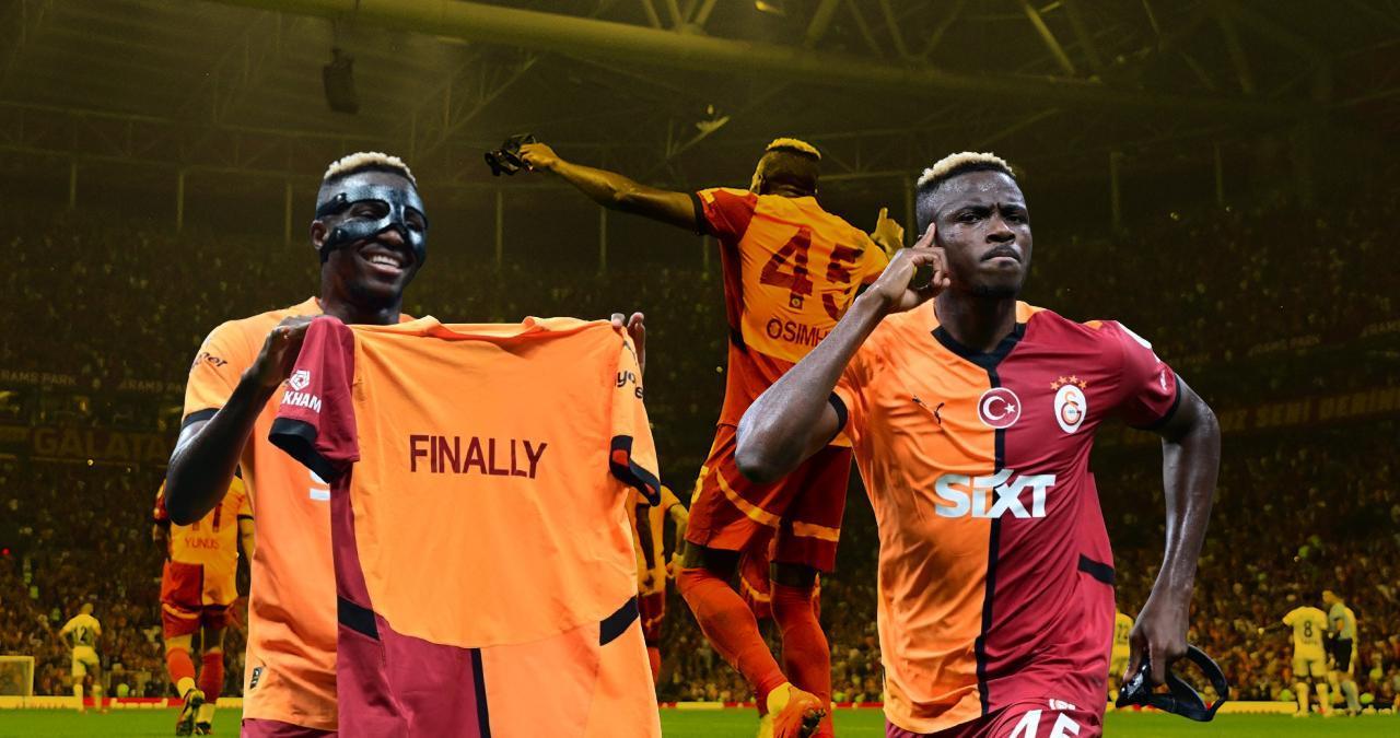 Victor Osimhen'in o hareketi Napoli taraftarlarını sinirlendirdi! Galatasaray'da ilk gol sonrası...