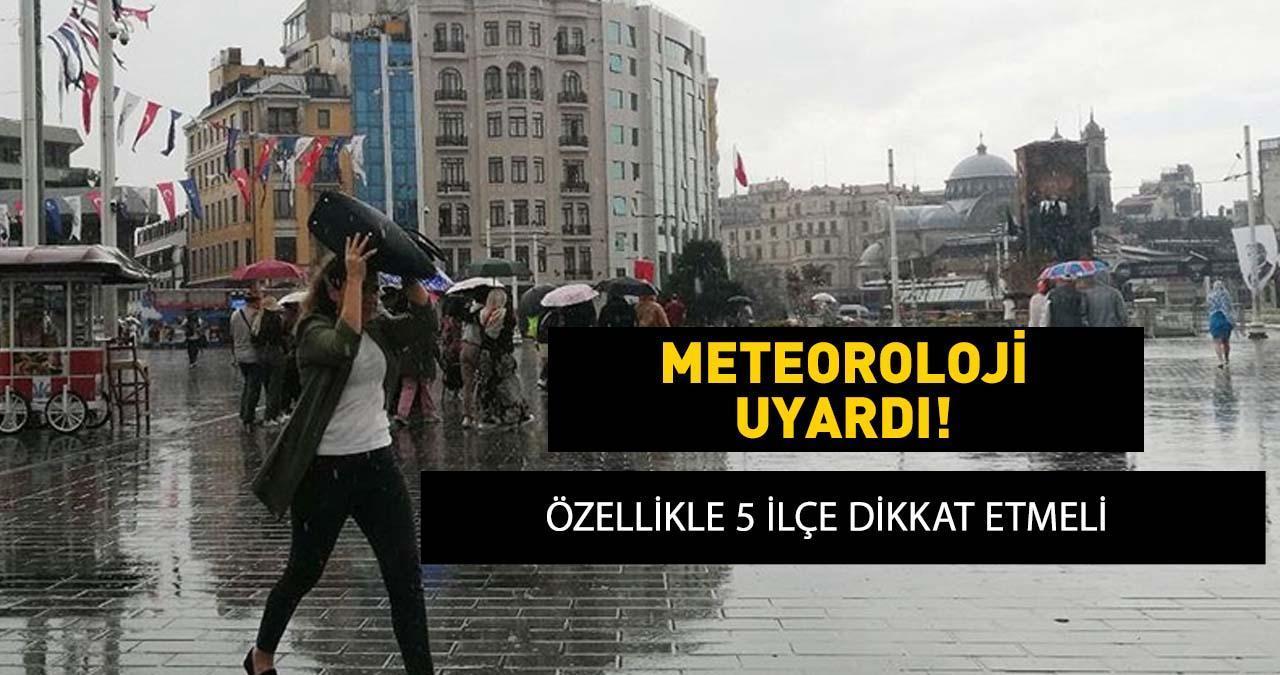 İstanbullular dikkat! Yarın yağmur yağışı artarak devam edecek! Şemsiyesiz çıkmayın!