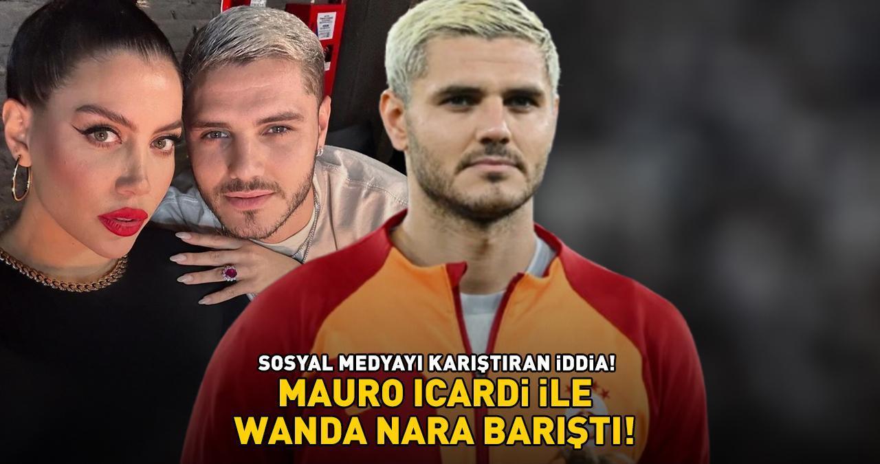 Galatasaray'ın yıldızı Icardi ile Wanda Nara barıştı! Sosyal medya yıkıldı: 'KABAK TADI VERDİ ARTIK!'