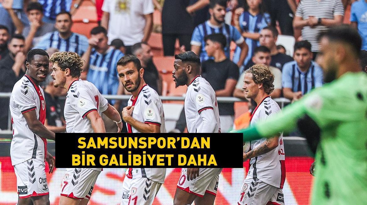 Samsunspor, doludizgin devam ediyor! Bir galibiyet daha