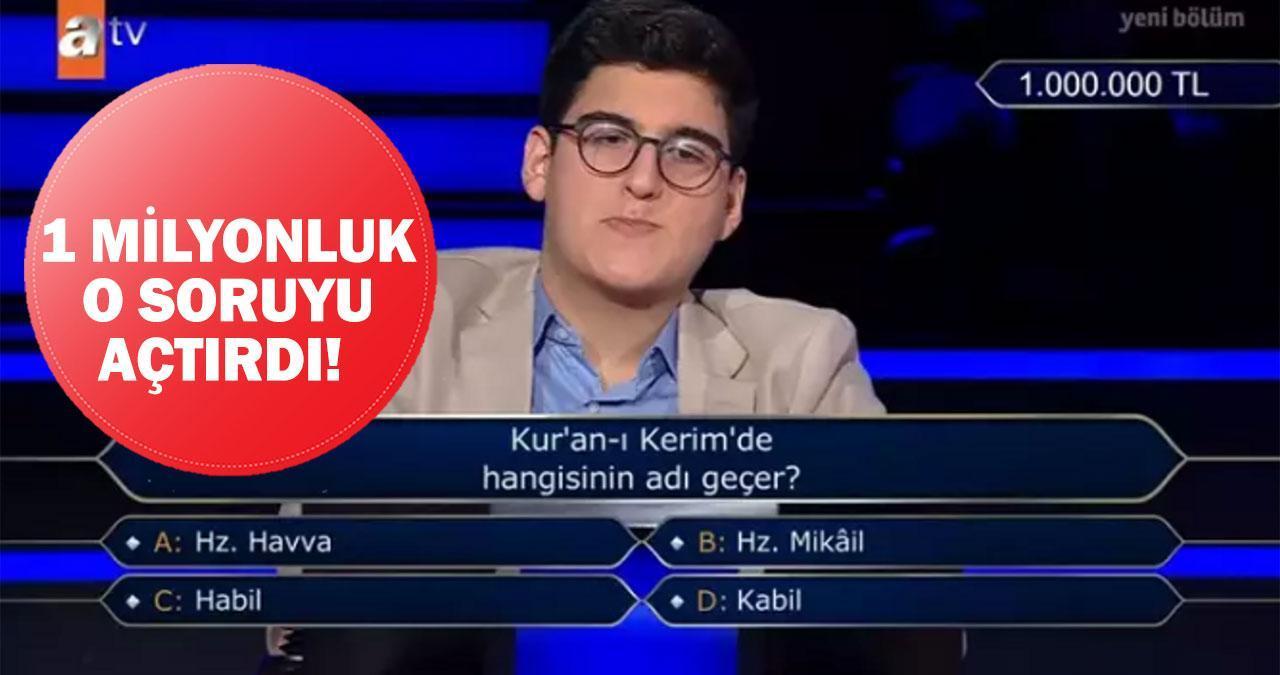 Kim Milyoner Olmak İster'de 1 milyon TL’lik o soru! İşte Ramazan Çulha'nın cevabı: 1 milyonu kazandı mı?