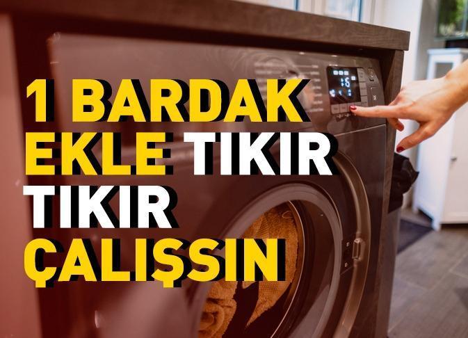 Çamaşır makinesine sadece 1 bardak ekleyen yaşadı! Makinenizi tıkır tıkır çalıştırıyor, ömrünü 5 yıl daha uzatıyor...