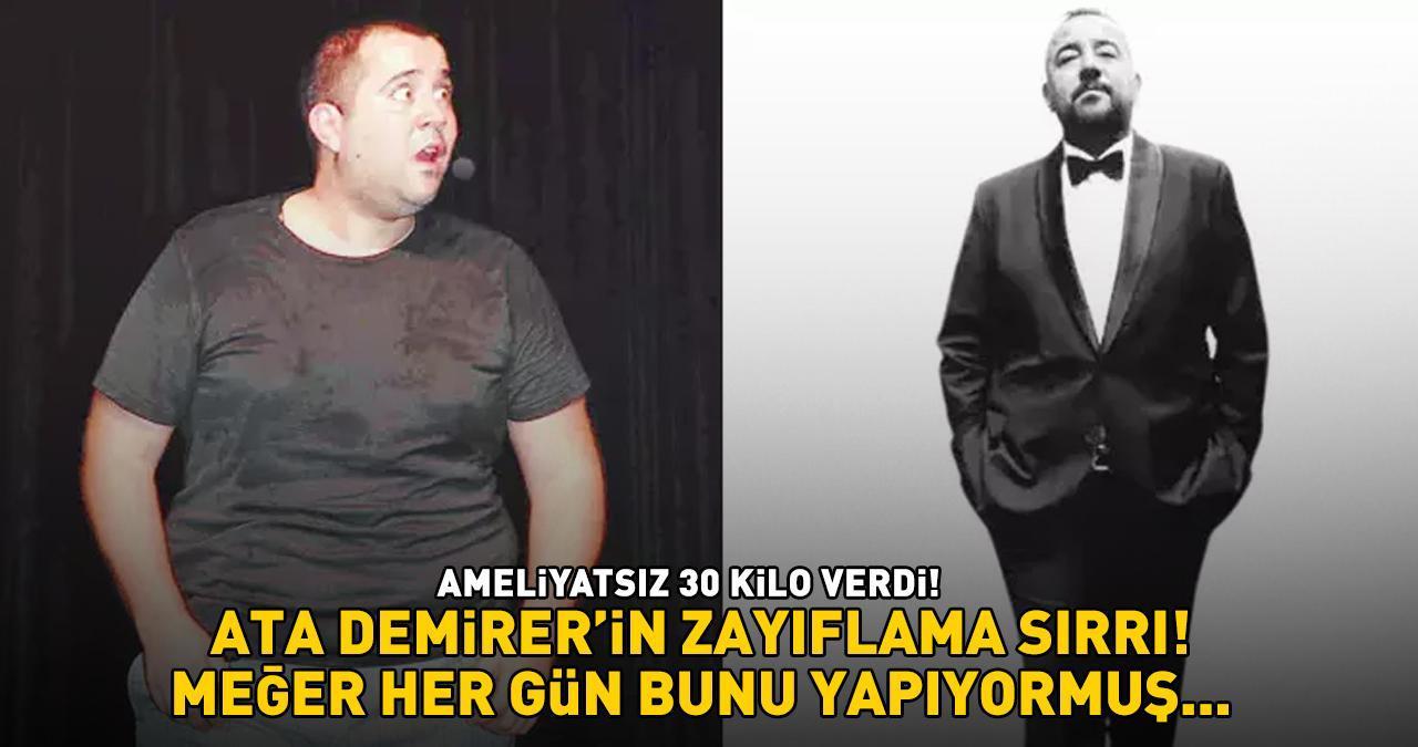 Eyyvah Eyvah'ın Hüseyin Badem'i Ata Demirer'in zayıflama sırrı! Ameliyatsız 30 kilo verdi, meğer her gün bunu yapıyormuş!