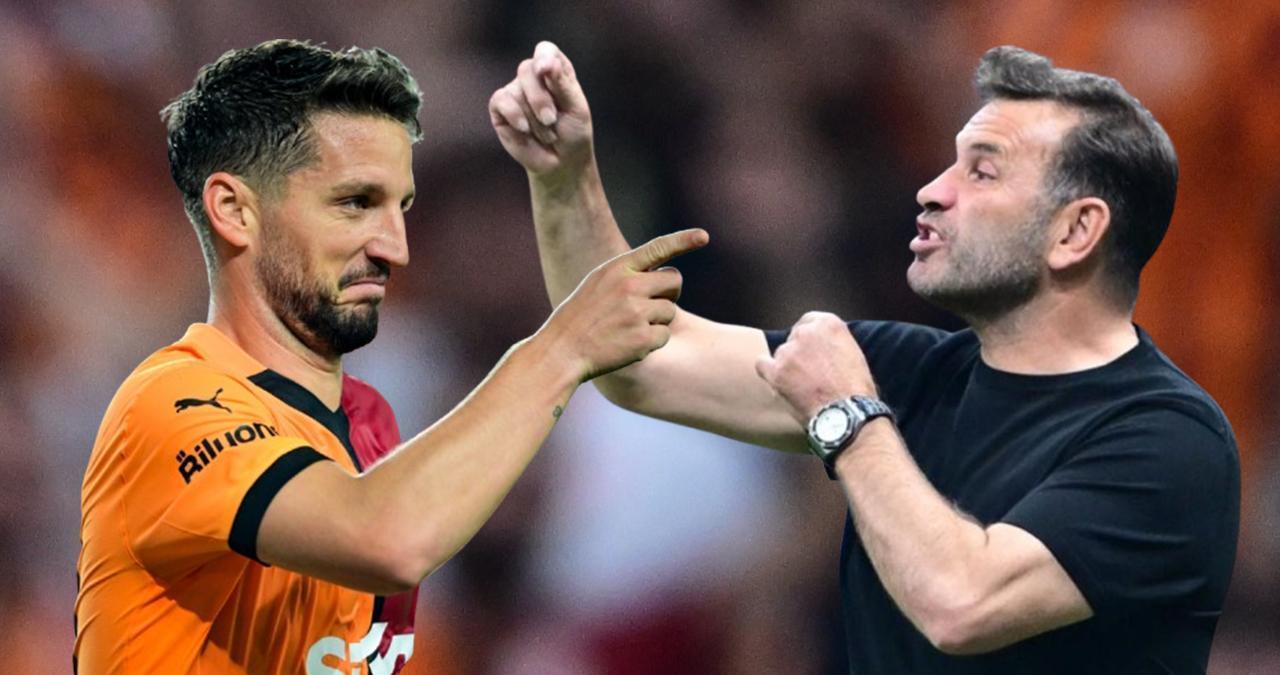 Galatasaray'da Okan Buruk'a sert tepki: Mertens'in kırmızı kartını da söylesene!