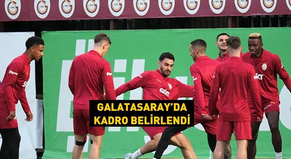 Galatasaray’ın Antalyaspor kamp kadrosunda eksikler var