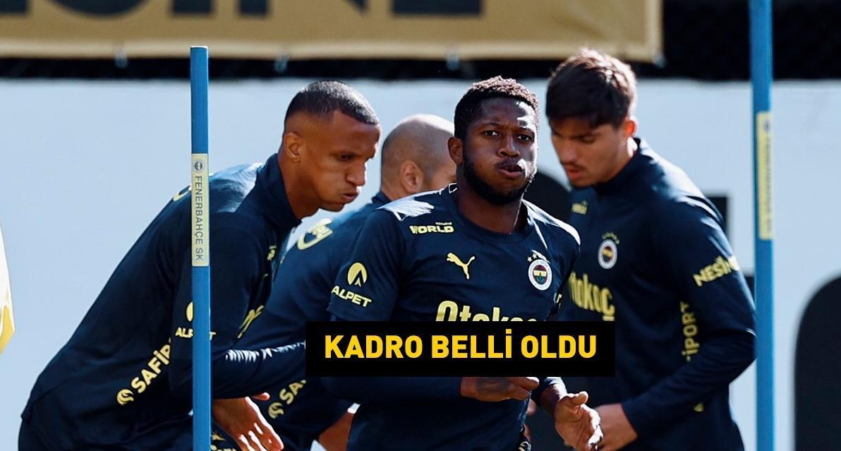 Fenerbahçe’nin Samsun kafilesinde dikkat çeken eksikler…