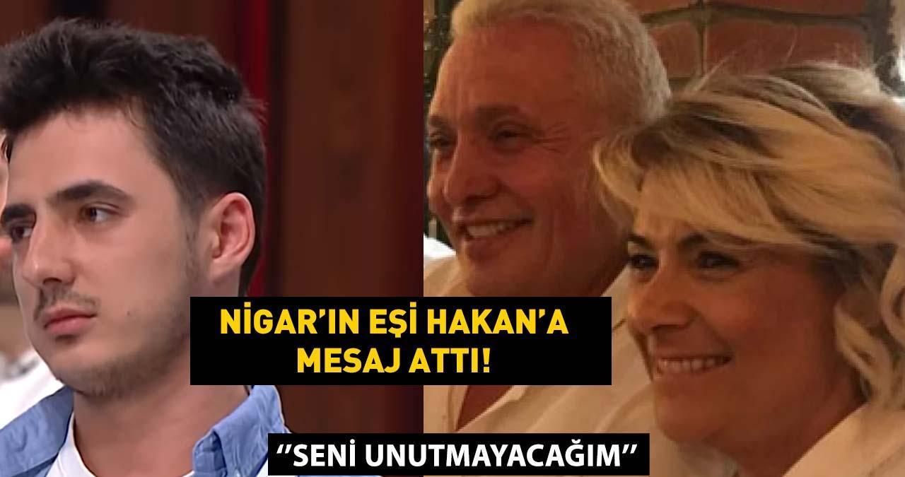 MASTERCHEF NİGAR'IN EŞİ çok sinirlendi! Meğer 30 yıllık evliymiş! Hakan'a mesaj yolladı!