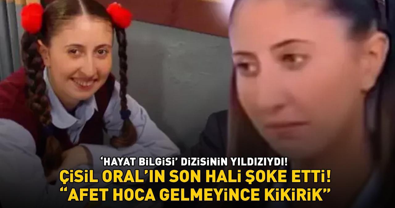 Hayat Bilgisi'nin Biricik'i Çisil Oral'ın son hali şoke etti! 'AFET HOCA GELMEYİNCE KİKİRİK!'