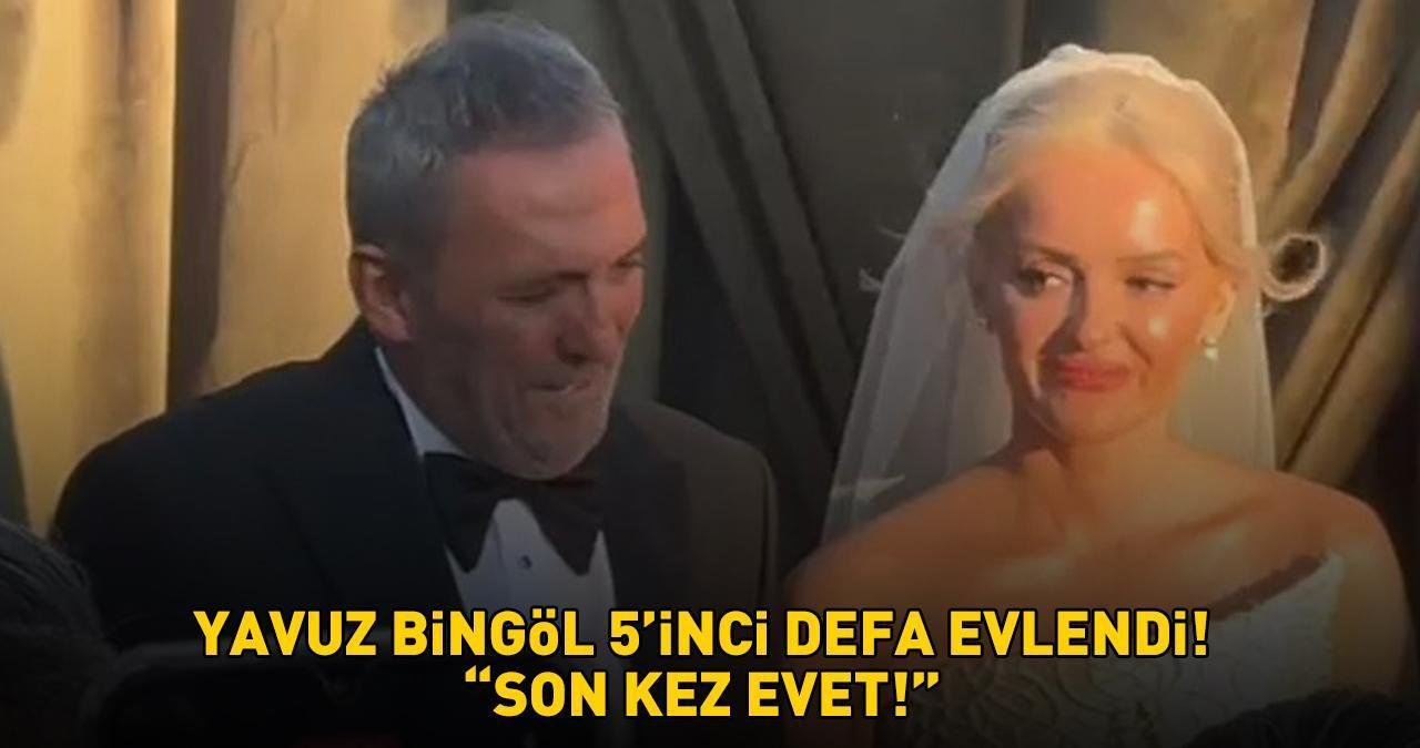 Ünlü türkücü Yavuz Bingöl ve Nilşah Ağaoğlu evlendi! 'SON KEZ EVET!'