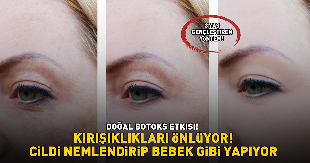 3 Yaş Gençleştiren Yüzde 100 Doğal Yöntem! Kolajen Ve Botoks Etkisi: Kırışıklıkları Önlüyor, Cildi Nemlendirip Bebek Gibi Yapıyor