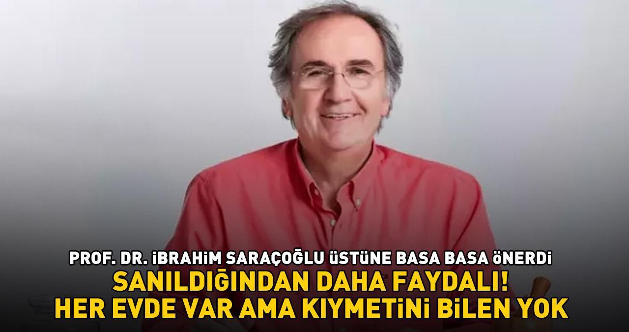 Prof. Dr. İbrahim Saraçoğlu üstüne basa basa önerdi! 4 malzemeyle hazırlanıyor, bağırsakları motor gibi çalıştırıyor