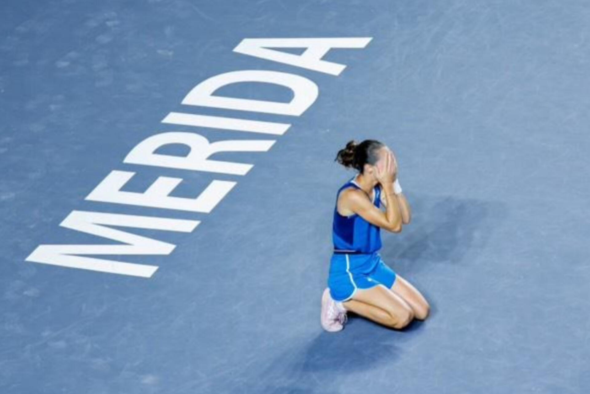 MEKSİKA'DA TARİH YAZDI | Milli tenisçi Zeynep Sönmez, kariyerinin ilk WTA 250 şampiyonluğunu elde etti!