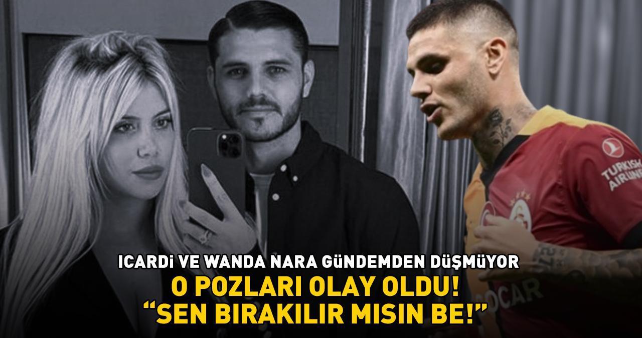 Galatasaray - Tottenham maçı öncesi gündem oldu! Wanda Nara'nın darbesi ile sarsılan Icardi'den olay poz! 'SEN BIRAKILIR MISIN BE!'