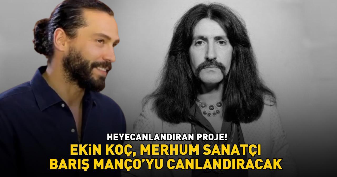 HEYECANLANDIRAN PROJE! Taş Kağıt Makas'ın Umut'u Ekin Koç, Barış Manço'yu canlandıracak