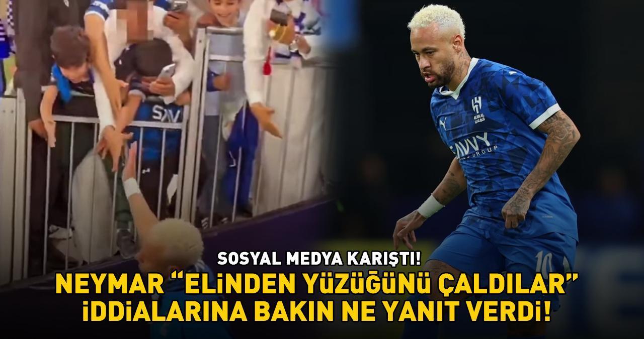 Sosyal medya karıştı: 'Elinden yüzüğünü çaldılar!' Neymar iddialara bakın ne yanıt verdi!