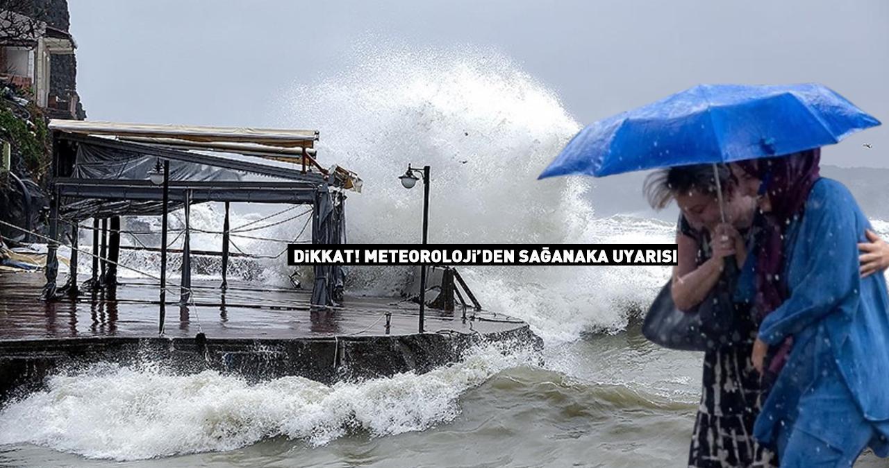 Dikkat! Meteoroloji saat verip il il uyardı: Şiddetli sağanak geliyor!