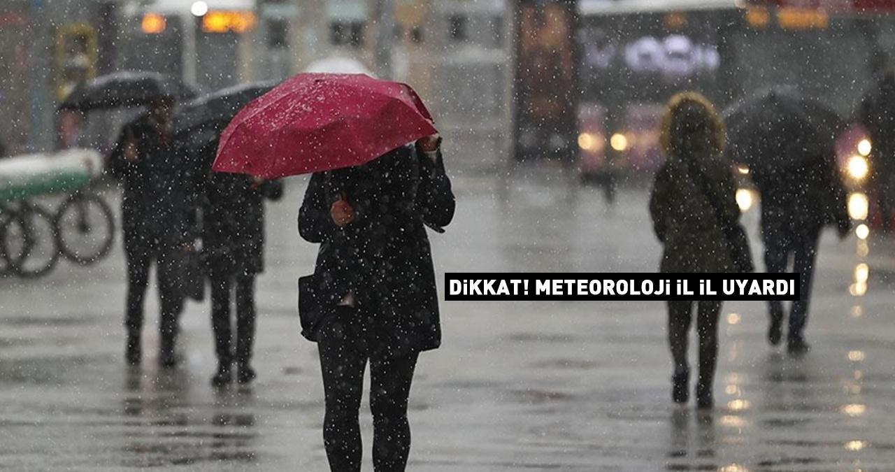 Dikkat! Alarm verildi, tarih belli oldu: Meteoroloji'den sağanak, kar ve karla karışık yağmur uyarısı