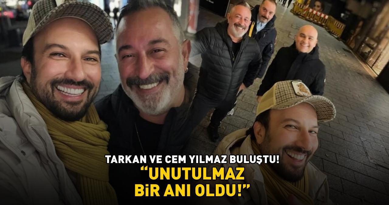 Megastar Tarkan ve Cem Yılmaz buluştu: ‘UNUTULMAZ BİR ANI OLDU!’