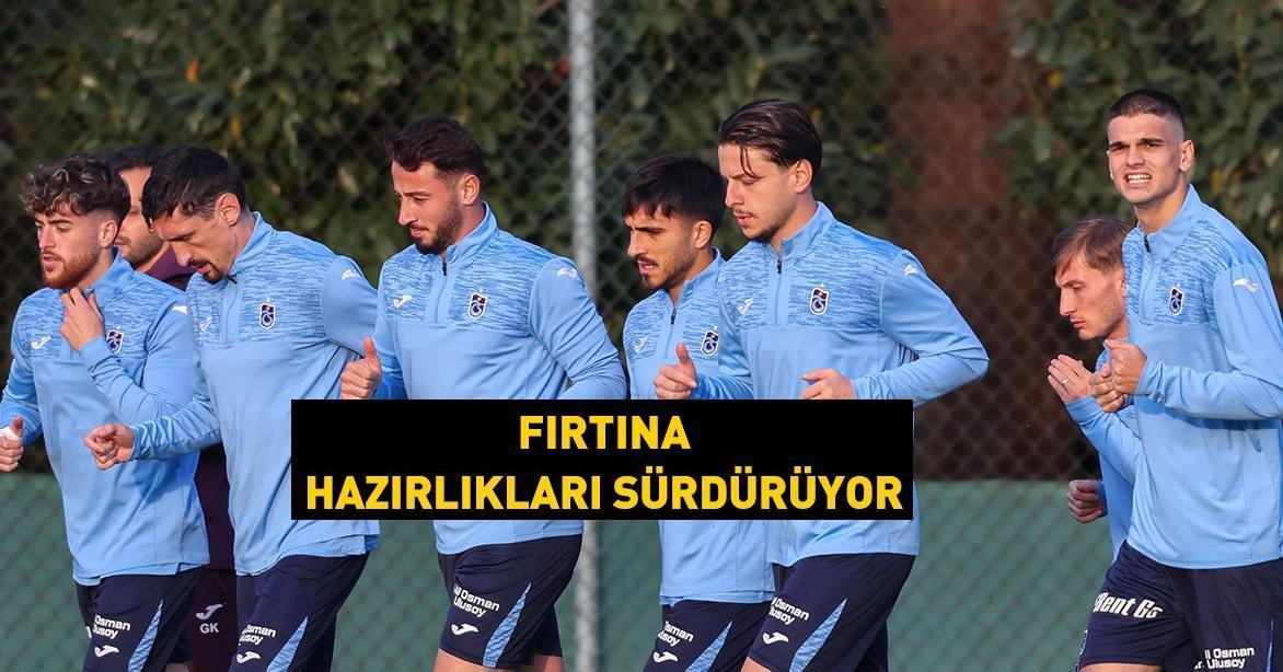 Trabzonspor’da Adana Demirspor mesaisi sürüyor