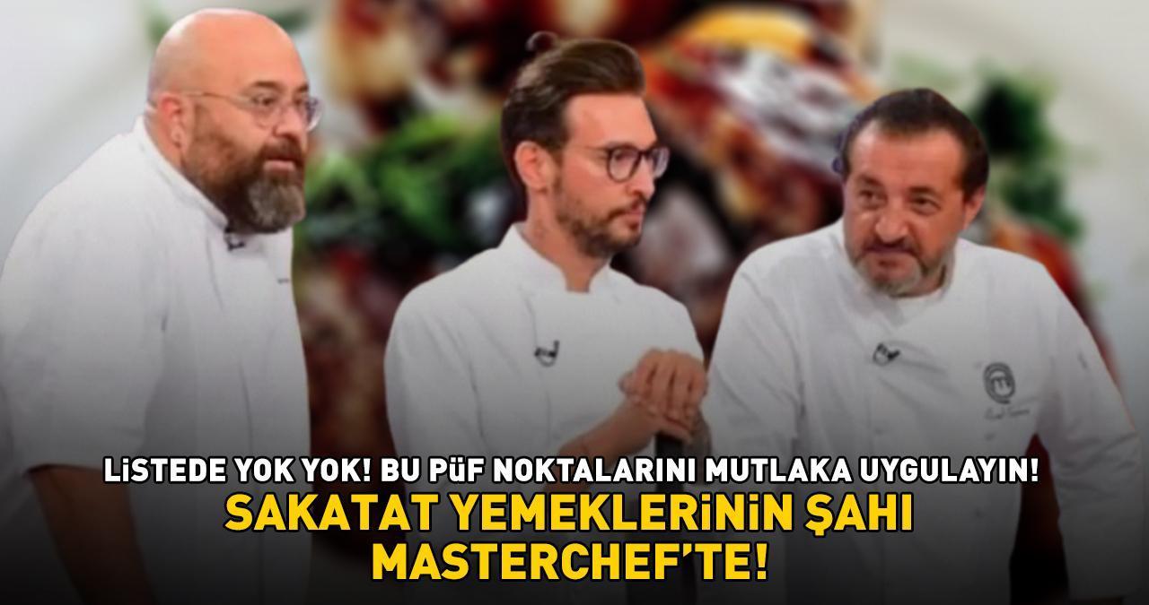 SAKATAT YEMEKLERİNİN ŞAHI MASTERCHEF'TE! Tuzlama Çorbası, Koç Yumurtası, Arpa Şehriyeli Oğlak Başı, Ciğer Kavurma ve Kuzu Yürek Dolması!