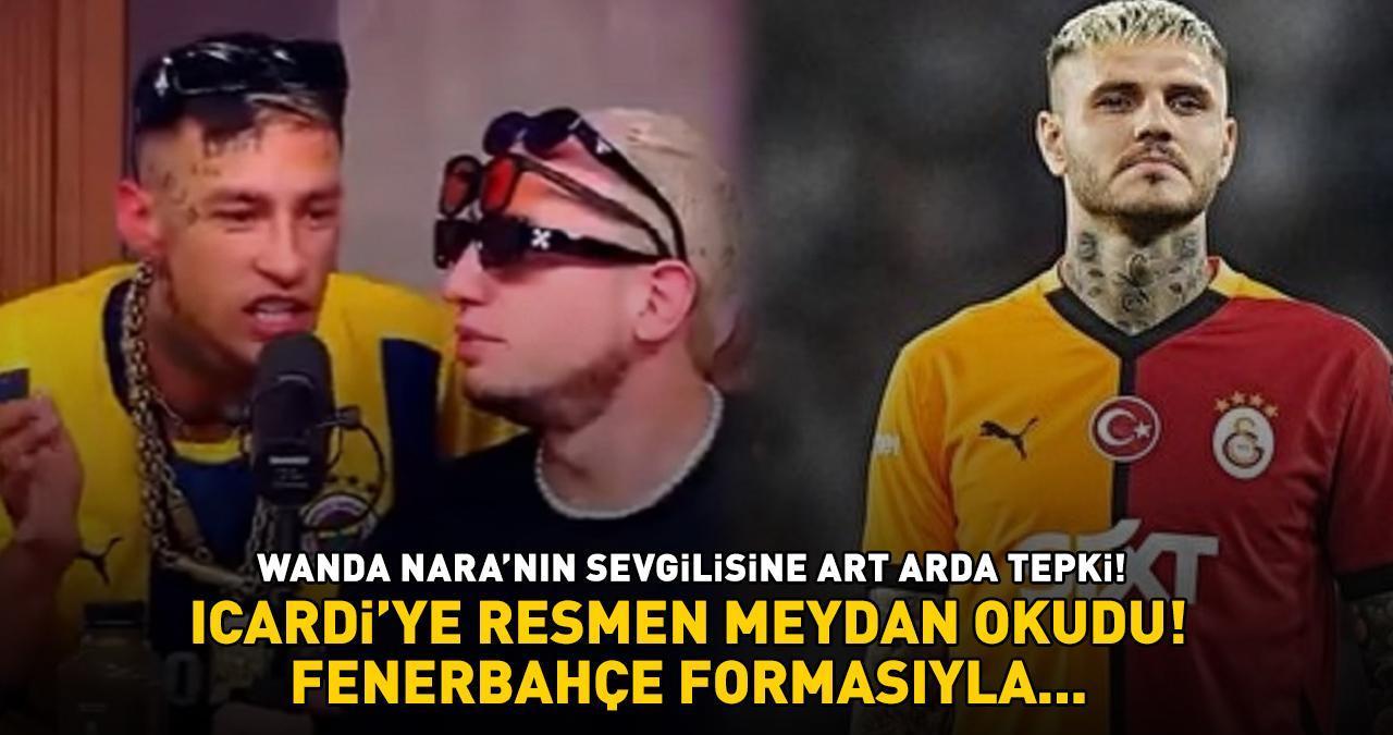 SON DAKİKA: Galatasaray'ın yıldızı Icardi'ye resmen meydan okudu! Wanda Nara'nın sevgilisi Fenerbahçe formasıyla canlı yayına çıktı