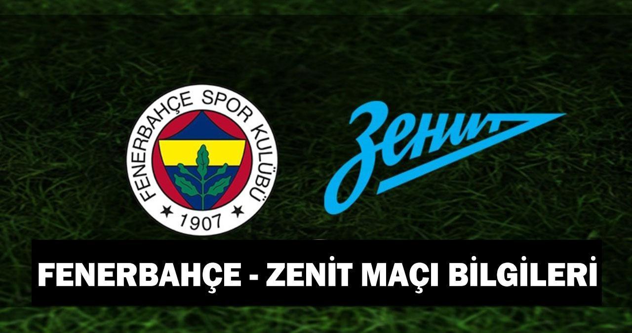 Fenerbahçe - Zenit maçı hangi kanalda, saat kaçta, ne zaman?