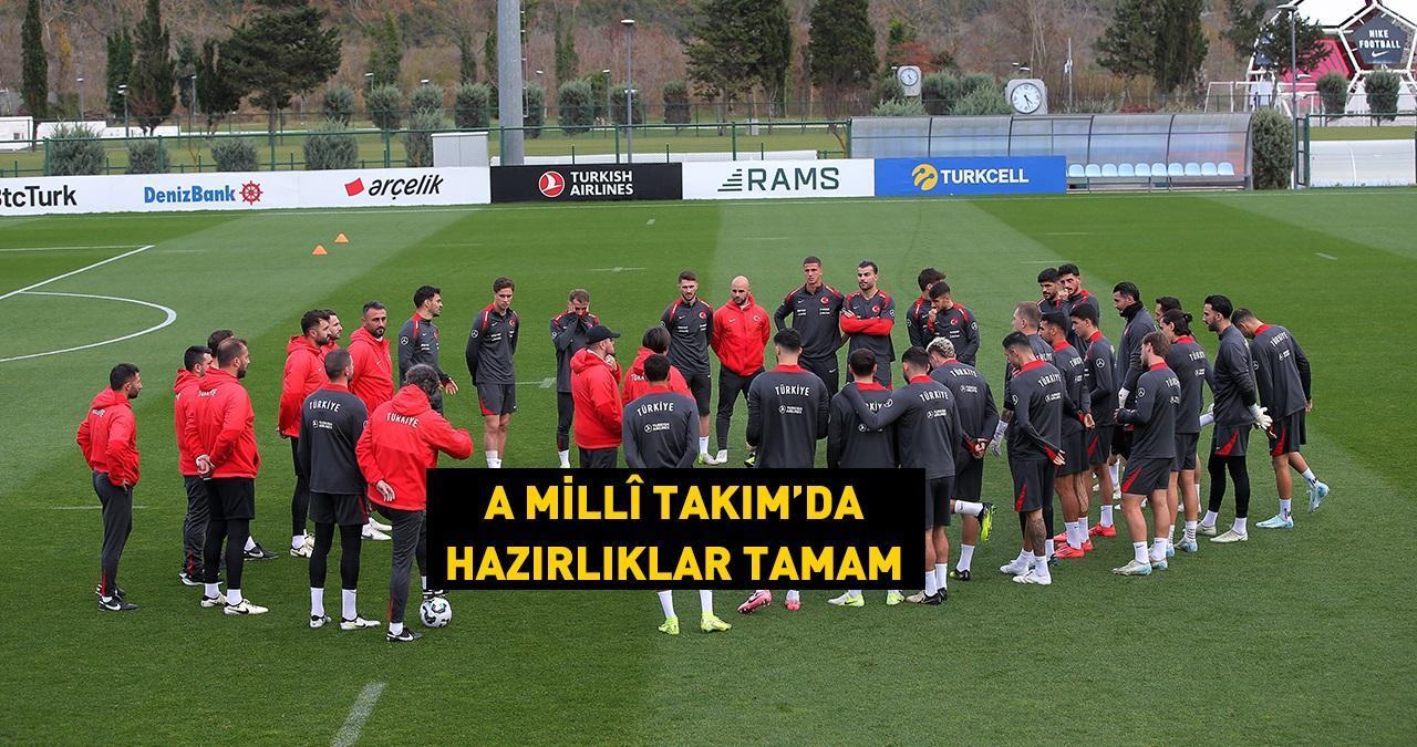 A Millî Takım, hazırlıklarının İstanbul etabını tamamladı