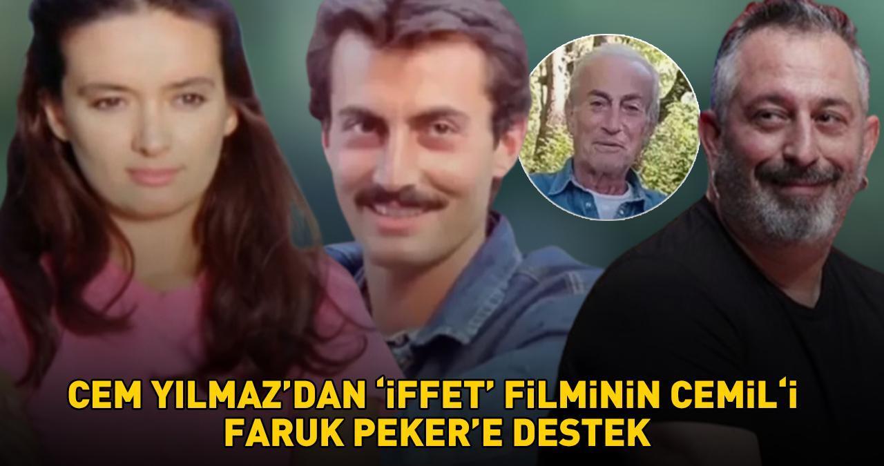 Cem Yılmaz'dan İffet'in Cemil'i Faruk Peker'e destek: 'ÇOK YAŞA!'