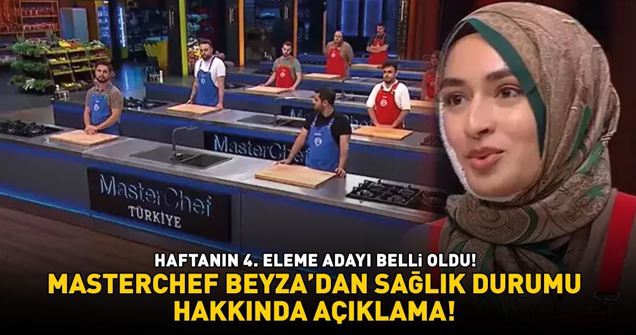 MasterChef'te 4. eleme adayı belli oldu! Yüzüne kızgın yağ dökülen Beyza'dan sağlık durumu hakkında açıklama!