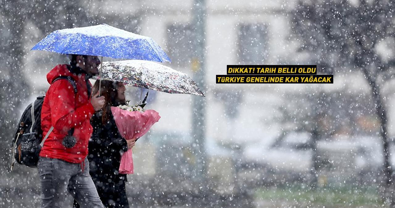 Dikkat! Tarih belli oldu: Türkiye genelinde kar alarmı!