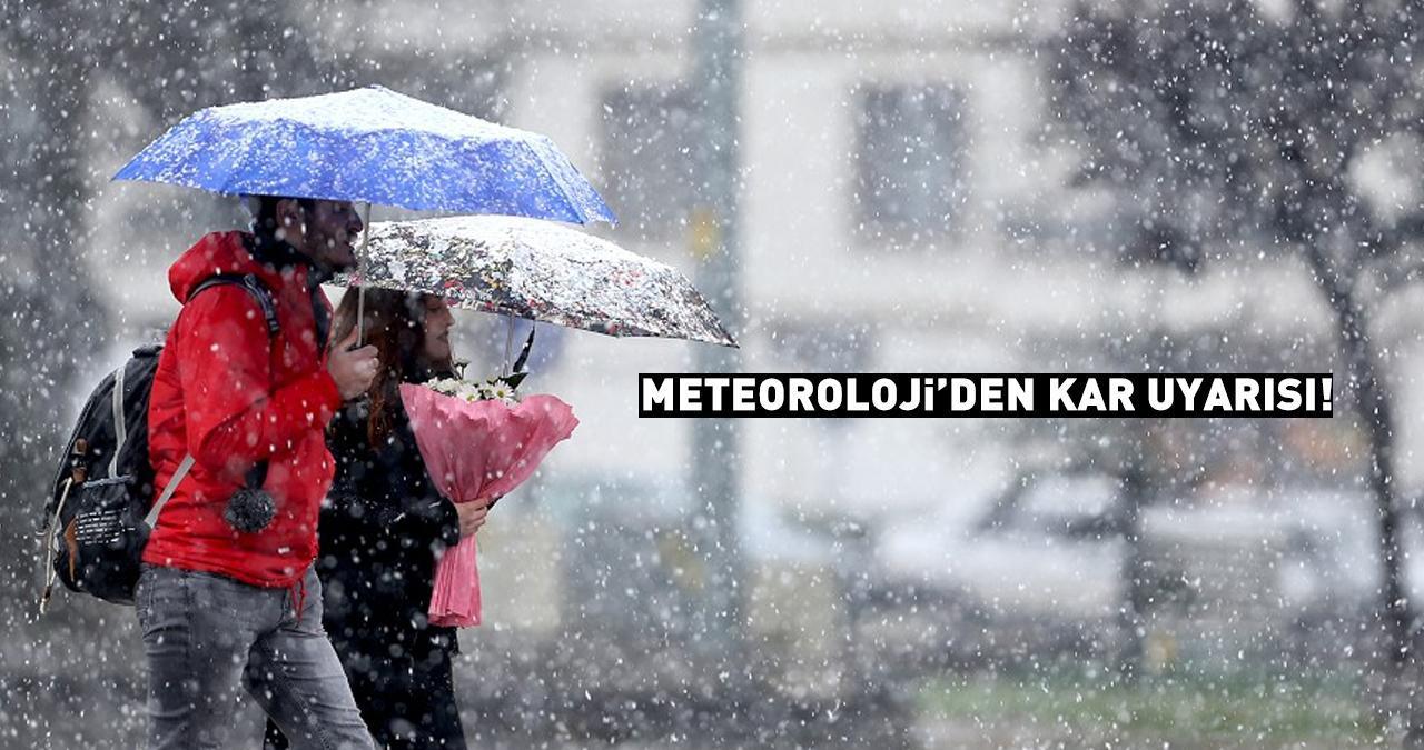 Dikkat! Meteoroloji il il uyardı: Lapa lapa kar geliyor! Don, tipi, buzlanma...