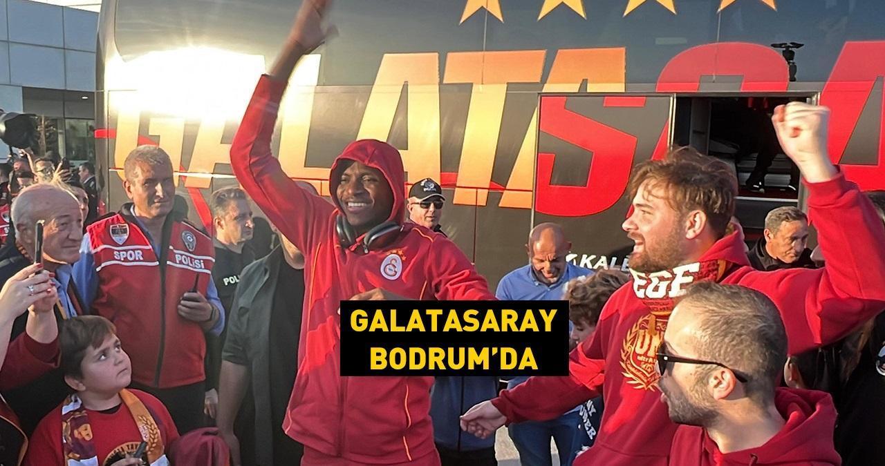 Galatasaray, Bodrum’da coşkuyla karşılandı