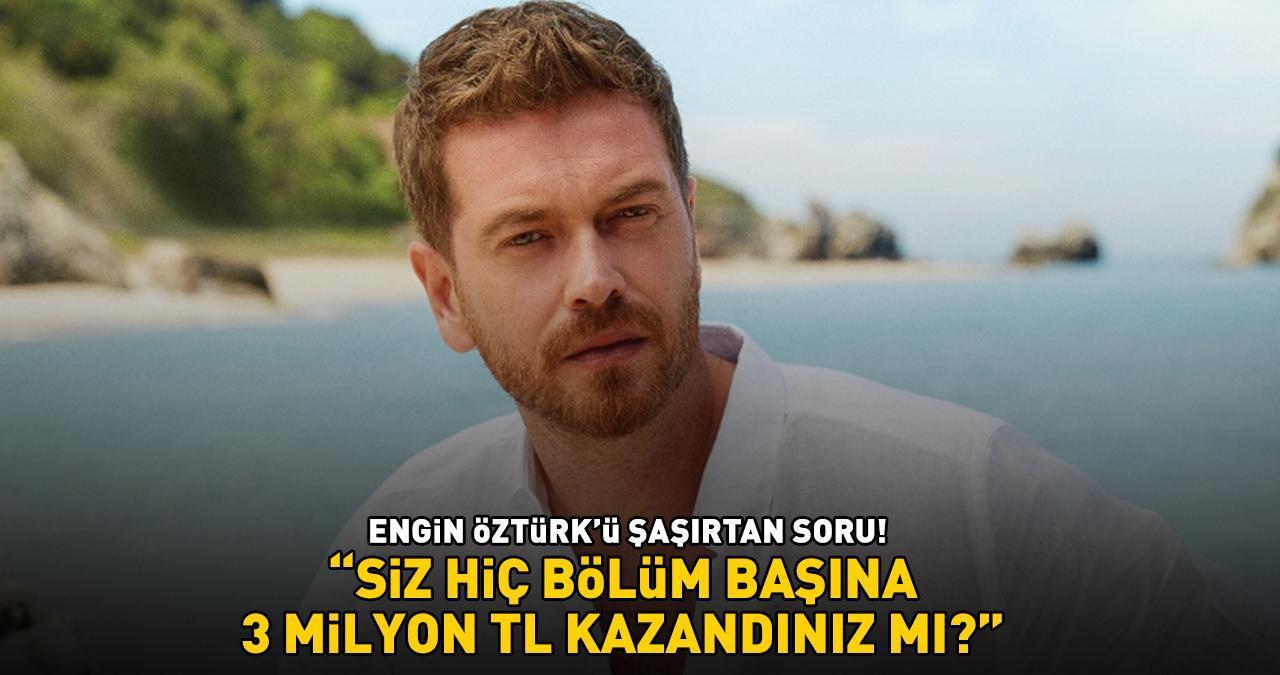 Sandık Kokusu'nun Bora'sı Engin Öztürk'ü şaşırtan soru! ‘Siz hiç bölüm başına 3 milyon TL kazandınız mı?’