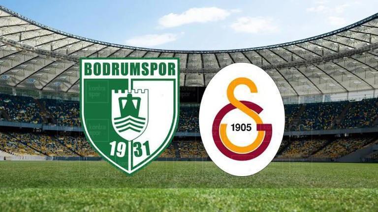 Bodrum FK - Galatasaray maçı ne zaman, saat kaçta, hangi kanalda? Bodrum FK - Galatasaray maçı kadrosu!