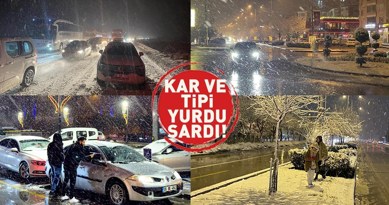 SON DAKİKA HABERLER | İstanbul ve Ankara beyaza büründü, Anadolu Otoyolu'nda ulaşım durdu... Kar ve tipi yurdu sardı! İ