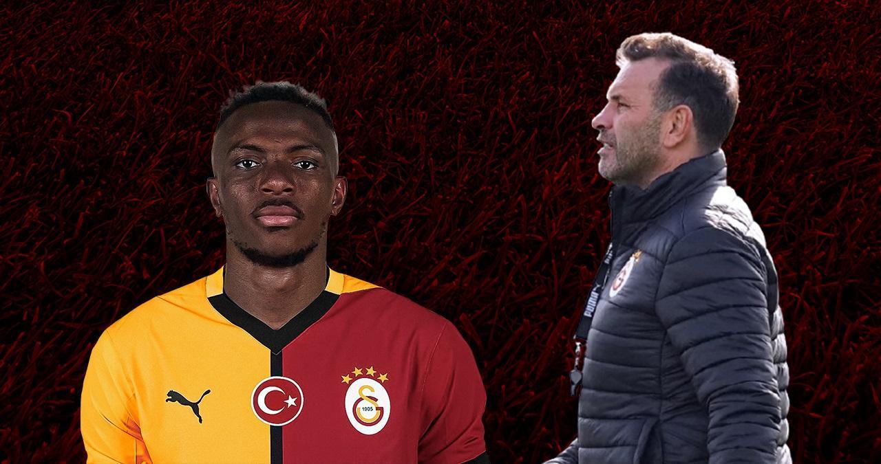 Galatasaray'da Okan Buruk'tan Victor Osimhen kararı! Sistem değişiyor...