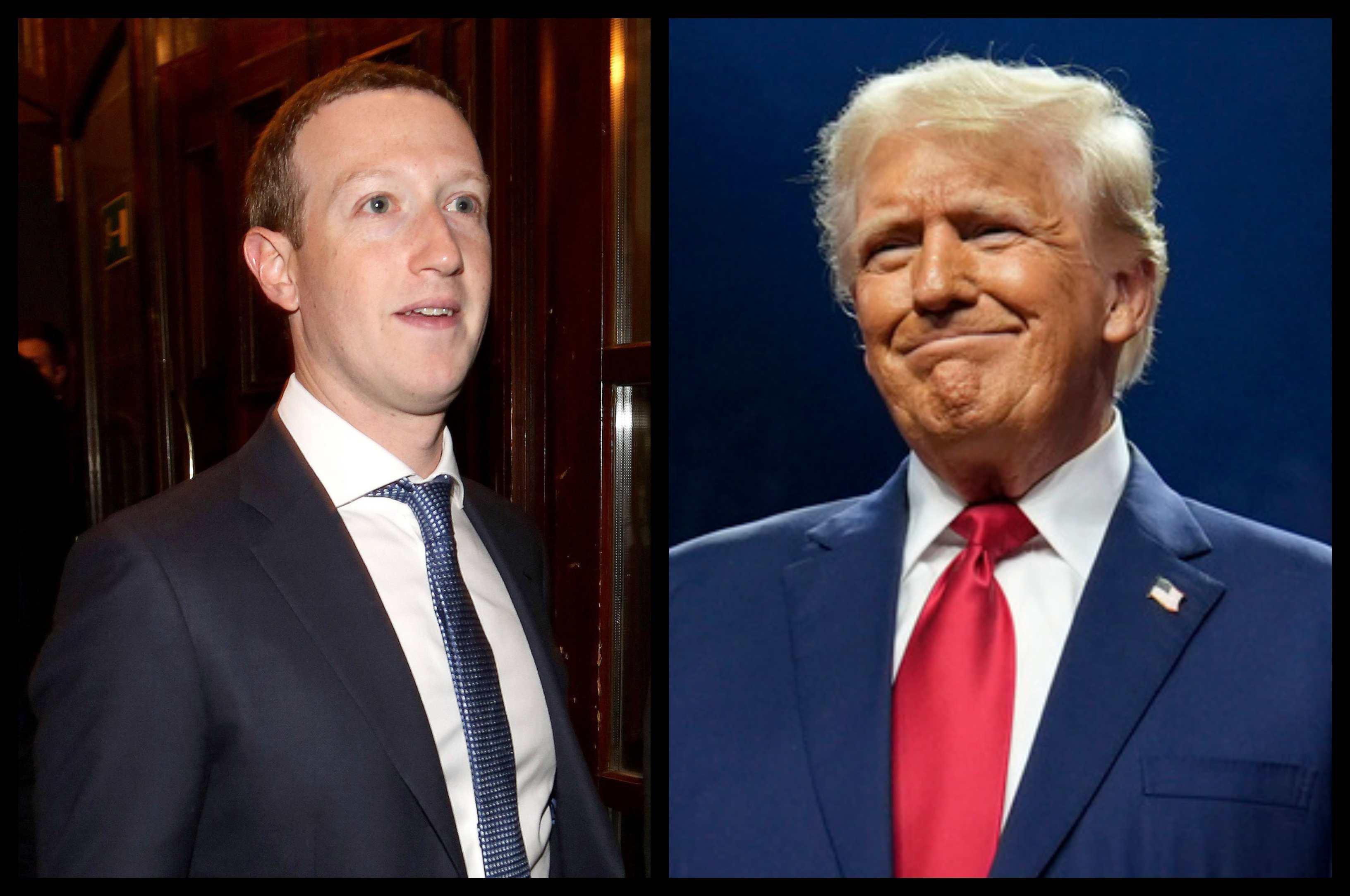 Donald Trump ve Mark Zuckerberg arasındaki buzlar eridi mi? Sürpriz görüşme: Akşam yemeğinde buluştular...